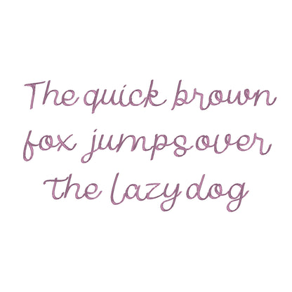 Bilanthy Native BX Embroidery Font - Satin Stitch Alphabet (10 Sizes)