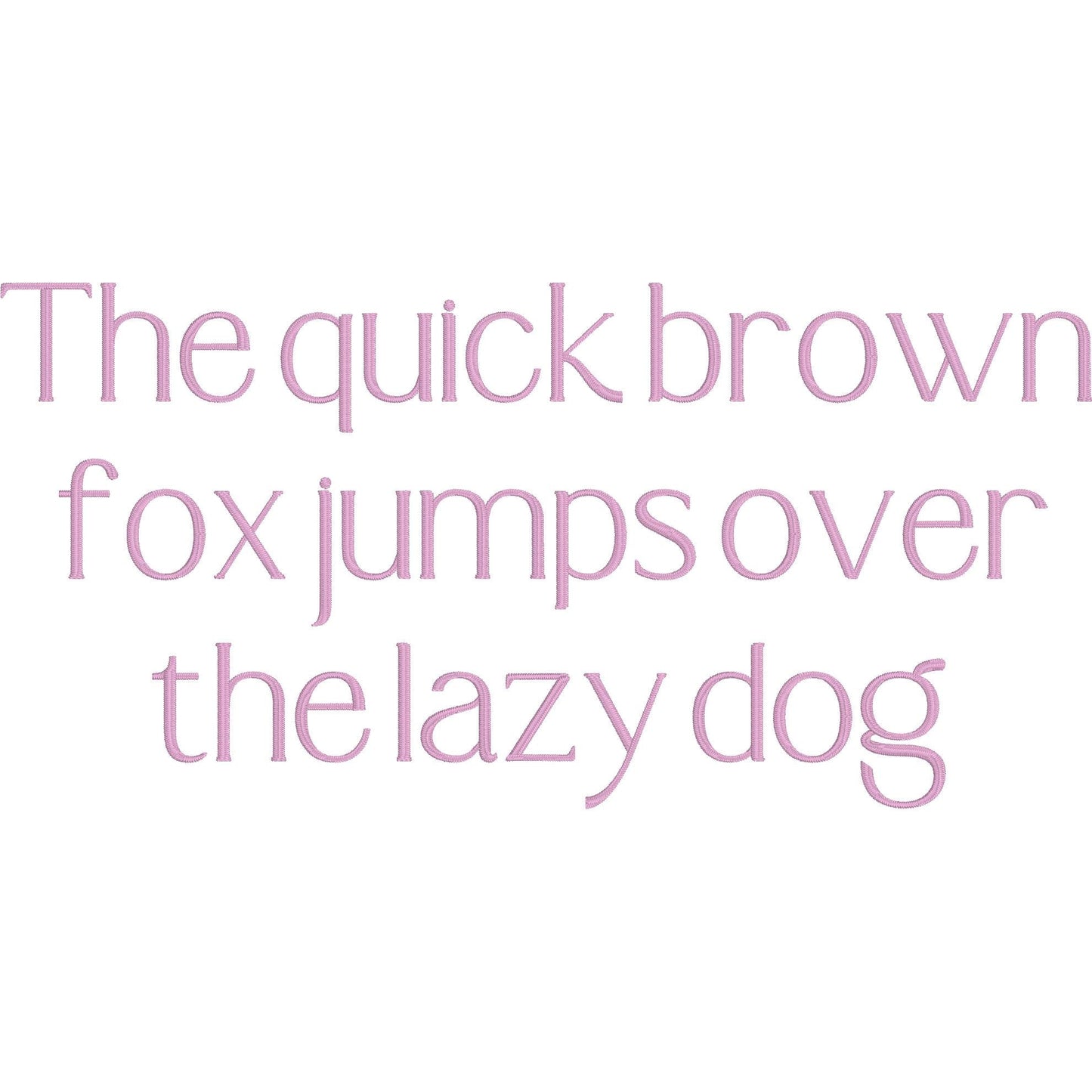 Rolanda Native BX Embroidery Font - Satin Stitch Alphabet (10 Sizes)