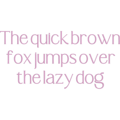 Rolanda Native BX Embroidery Font - Satin Stitch Alphabet (10 Sizes)