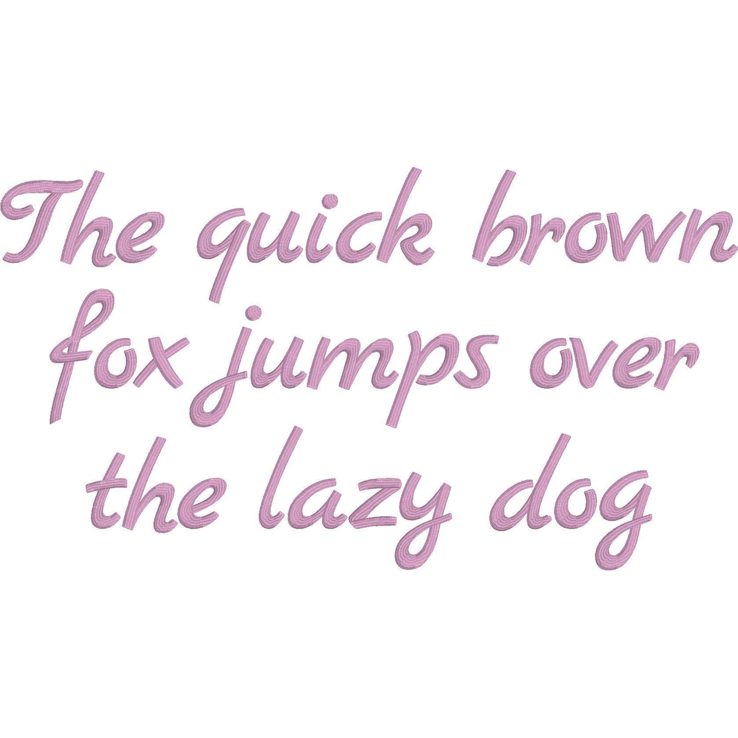 Marck 3D Puff Native BX Embroidery Font – Foam Alphabet (7 Sizes)