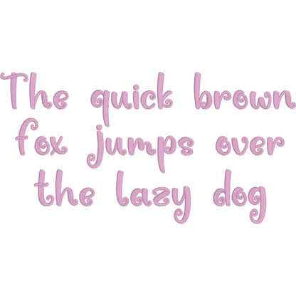 Spooky Native BX Embroidery Font - Satin Stitch Alphabet (10 Sizes)
