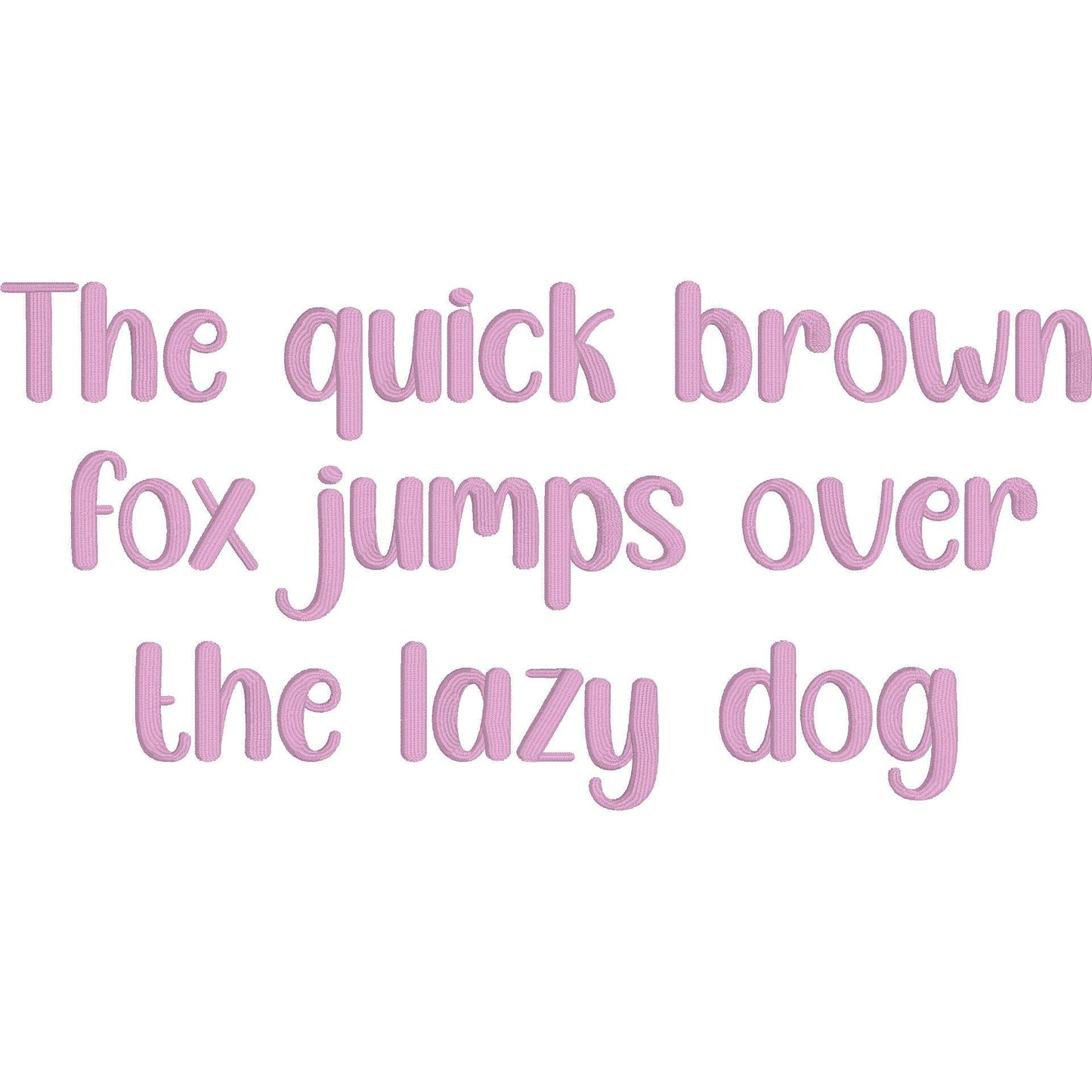 Happy Night Native BX Embroidery Font - Satin Stitch Alphabet (10 Sizes)