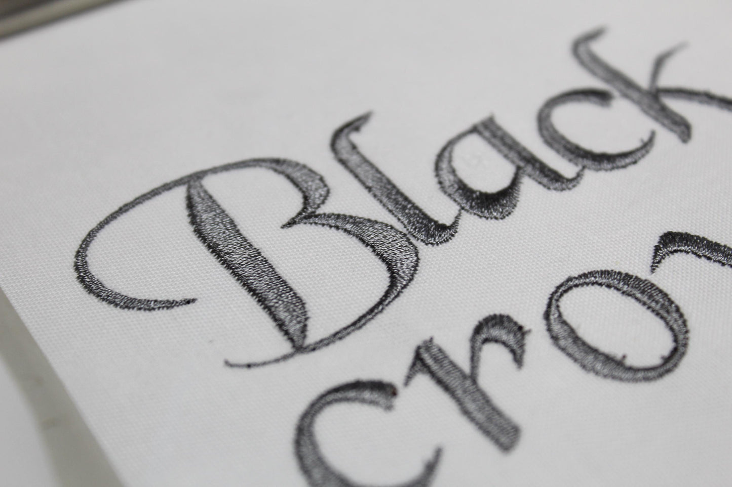 Black Crow Native BX Embroidery Font - Satin Stitch Alphabet (10 Sizes)