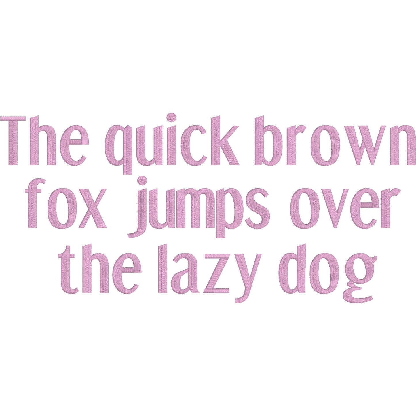Dream Orphans Native BX Embroidery Font - Satin Stitch Alphabet (10 Sizes)