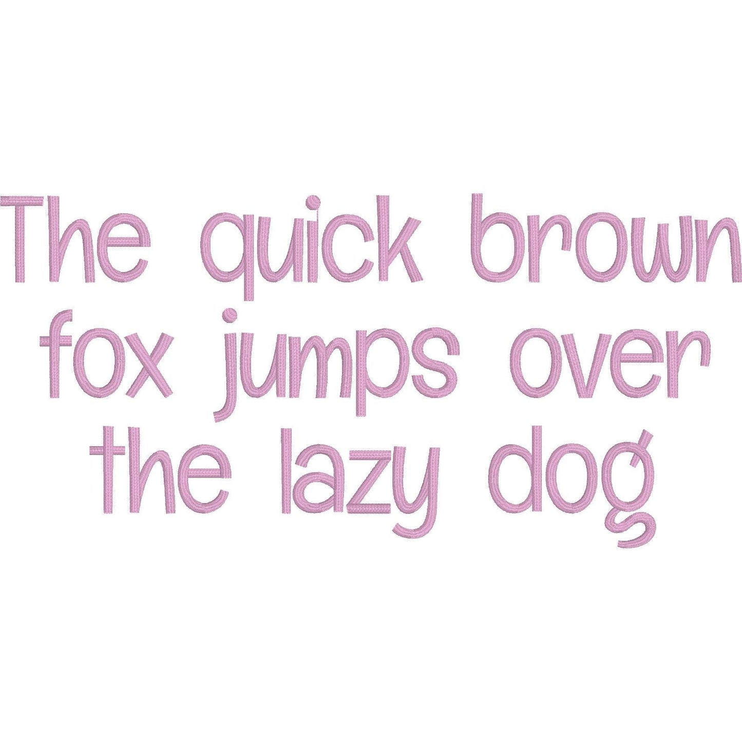 Englebert Native BX Embroidery Font - Satin Stitch Alphabet (10 Sizes)
