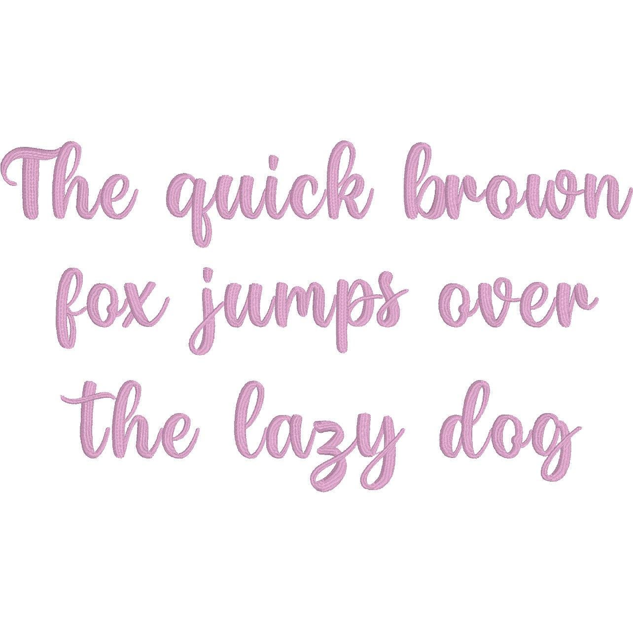 Hello Native BX Embroidery Font - Satin Stitch Alphabet (10 Sizes)