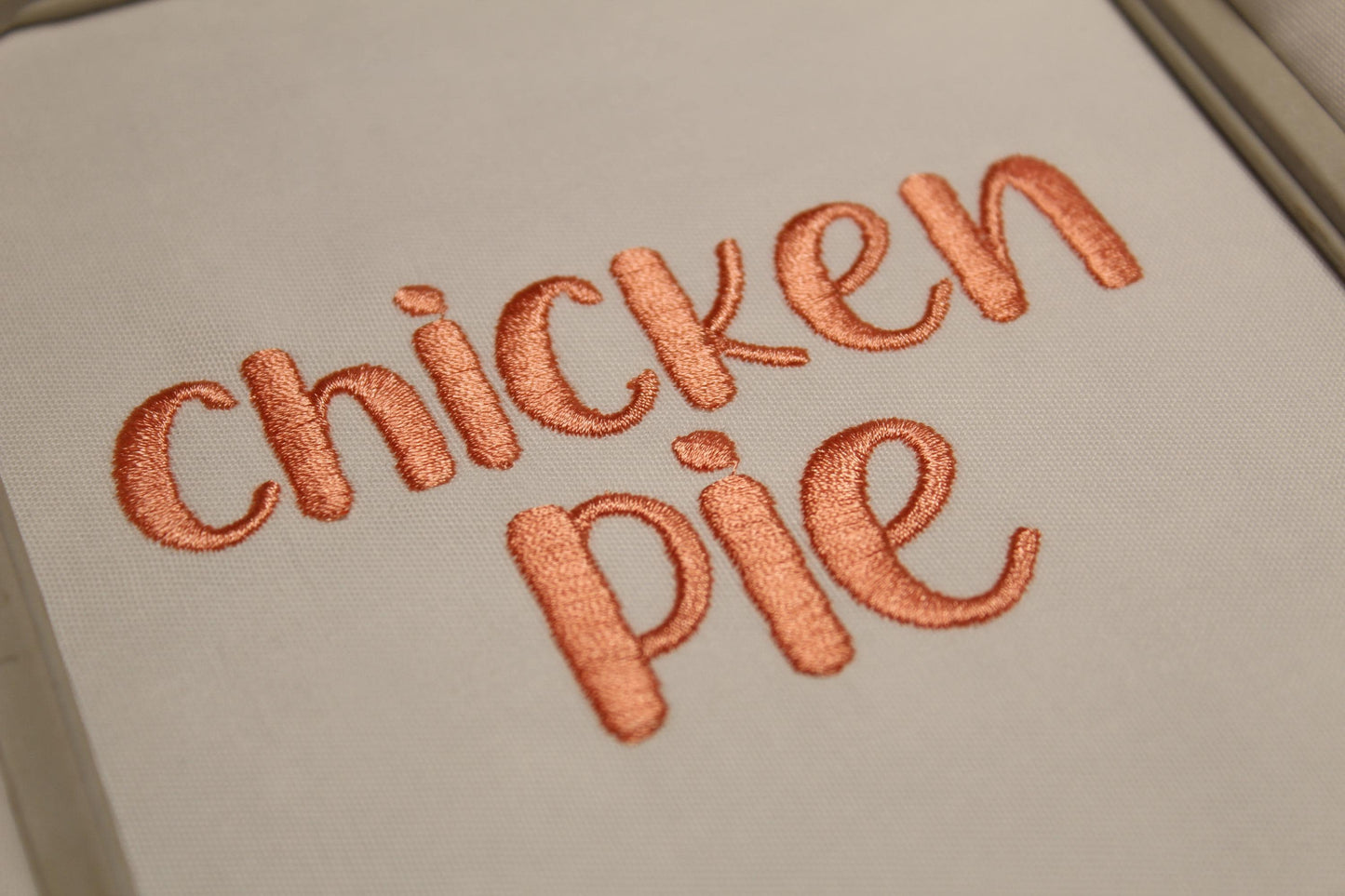 Chicken Pie Native BX Embroidery Font - Satin Stitch Alphabet (10 Sizes)