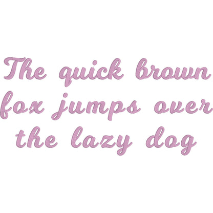 MilkShake 3D Puff BX Embroidery Font – Foam Alphabet (9 Sizes)