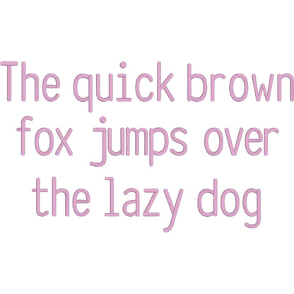 Omg 3D Puff BX Embroidery Font – Foam Alphabet (9 Sizes)
