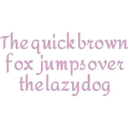 Amita 3D Puff Native BX Embroidery Font – Foam Alphabet (7 Sizes)