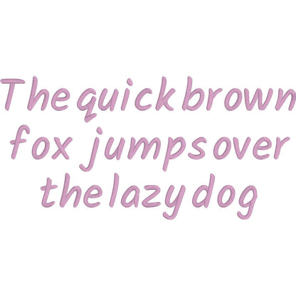 kalam 3D Puff BX Embroidery Font – Foam Alphabet (8 Sizes)