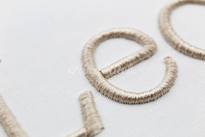 Leorio 3D Puff BX Embroidery Font – Foam Alphabet (7 Sizes)