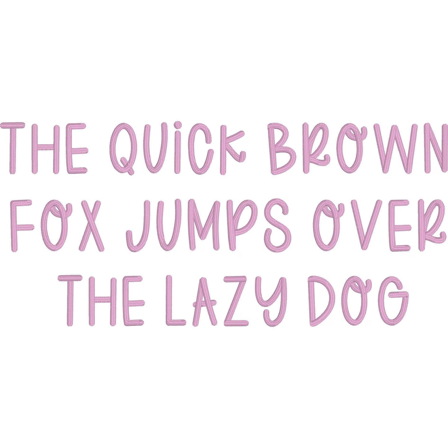 Apple 3D Puff Native BX Embroidery Font – Foam Alphabet (7 Sizes)