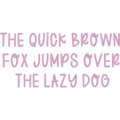 Apple 3D Puff Native BX Embroidery Font – Foam Alphabet (7 Sizes)