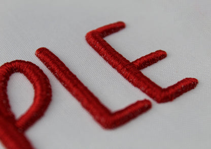 Apple 3D Puff Native BX Embroidery Font – Foam Alphabet (7 Sizes)