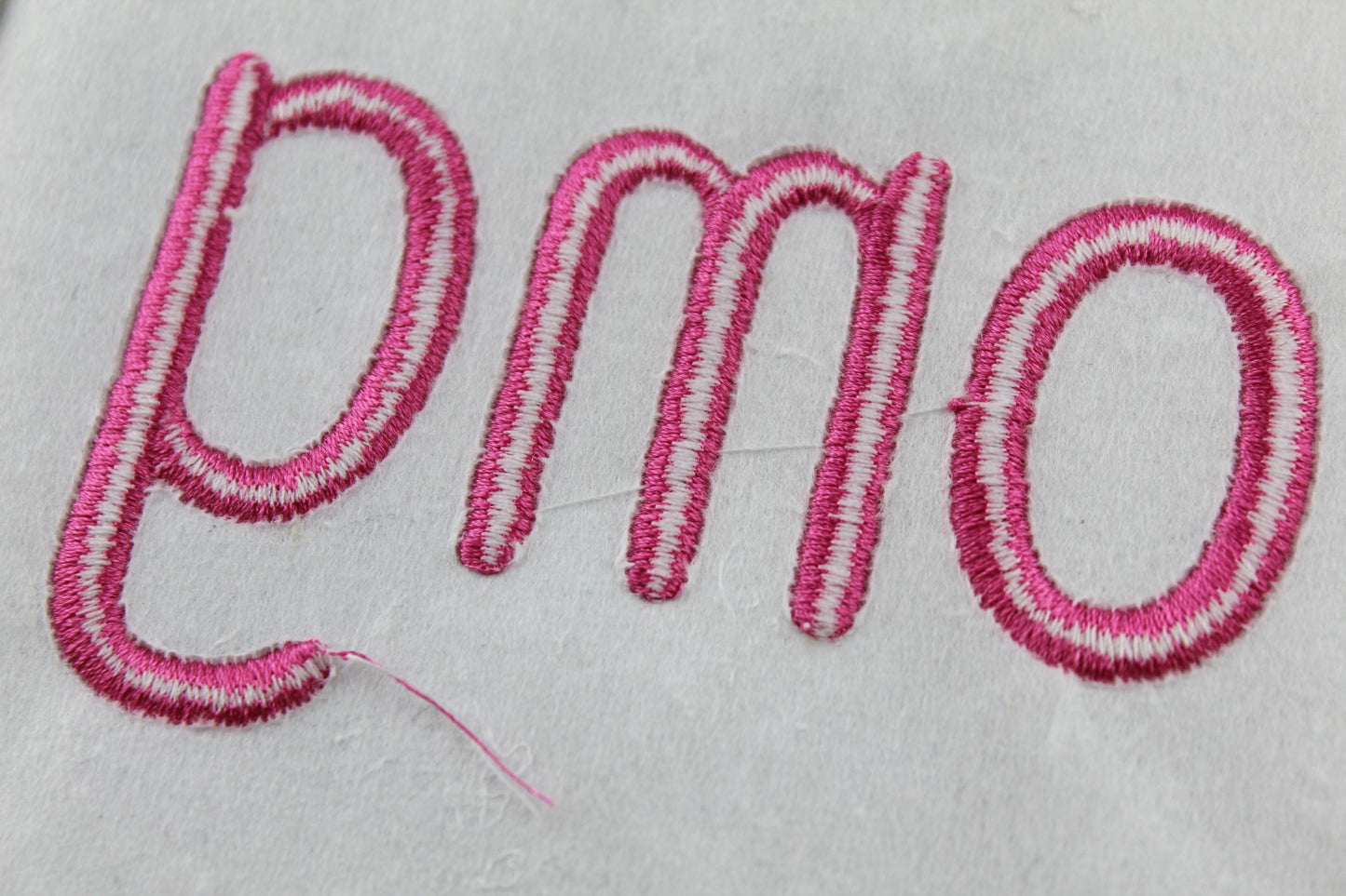 Omg 3D Puff BX Embroidery Font – Foam Alphabet (9 Sizes)