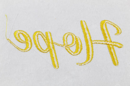 Hope Native BX Embroidery Font - Satin Stitch Alphabet (11 Sizes)