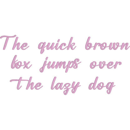 Hope Native BX Embroidery Font - Satin Stitch Alphabet (11 Sizes)