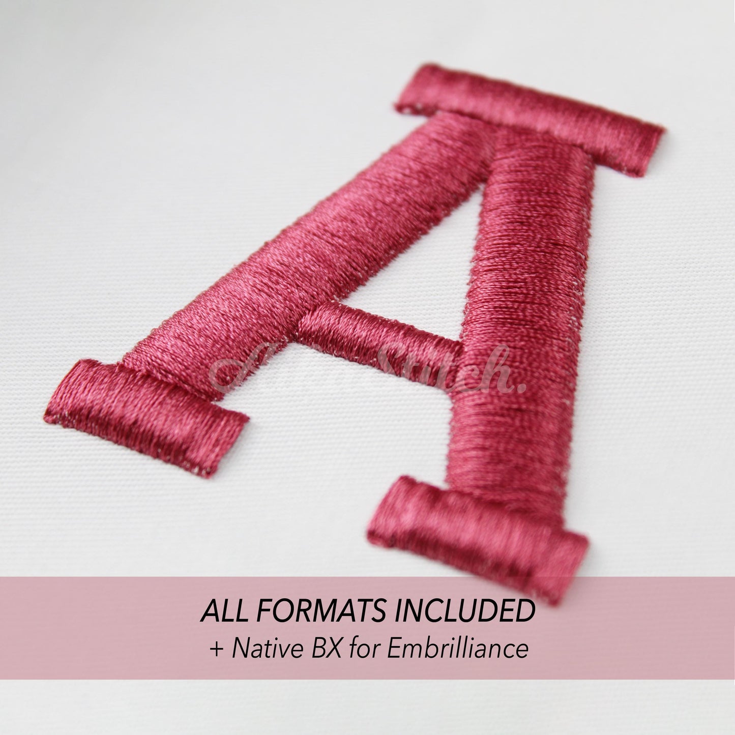 Varsity 3D Puff Native BX Embroidery Font – Foam Alphabet (7 Sizes)