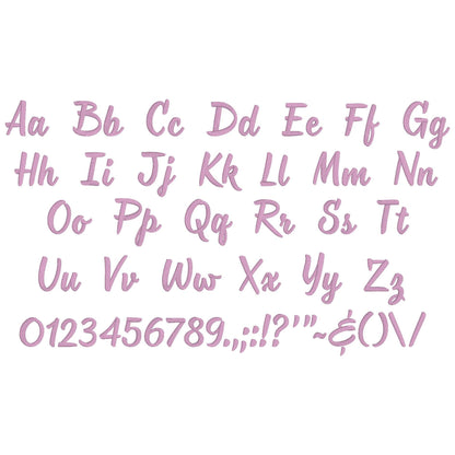 Do 3D Puff BX Embroidery Font – Foam Alphabet (9 Sizes)