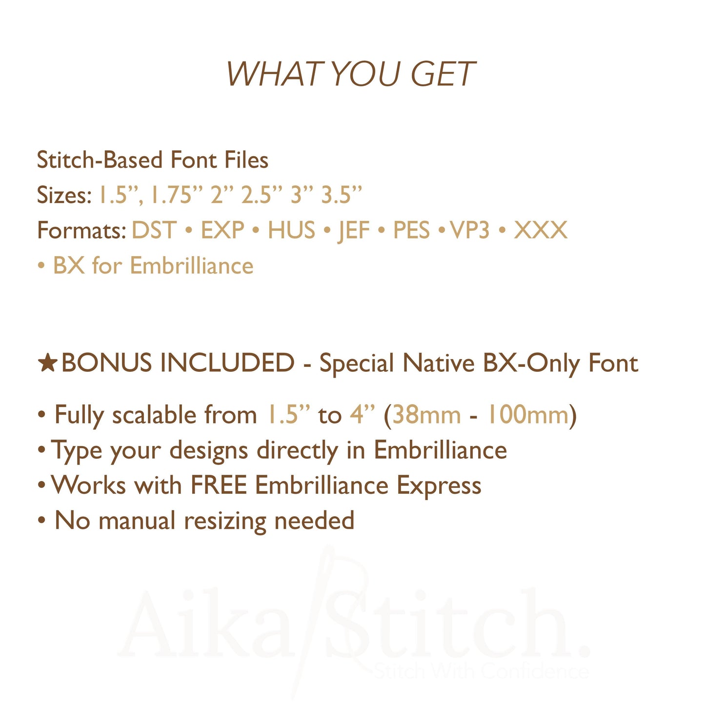 Angel 3D Puff Native BX Embroidery Font – Foam Alphabet (6 Sizes)