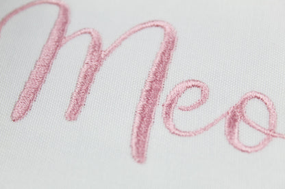 Meow Native BX Embroidery Font - Satin Stitch Alphabet (11 Sizes)