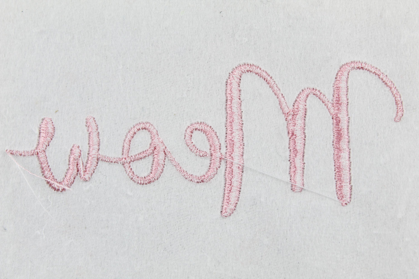 Meow Native BX Embroidery Font - Satin Stitch Alphabet (11 Sizes)