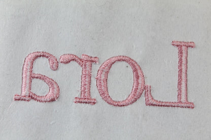 Lora 3D Puff BX Embroidery Font – Foam Alphabet (7 Sizes)
