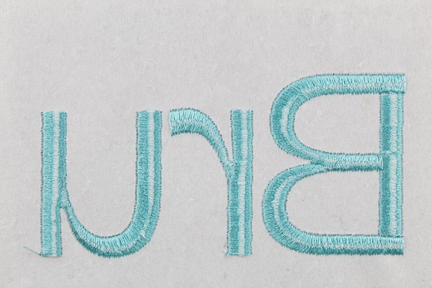 Bru Native BX Embroidery Font - Satin Stitch Alphabet (11 Sizes)
