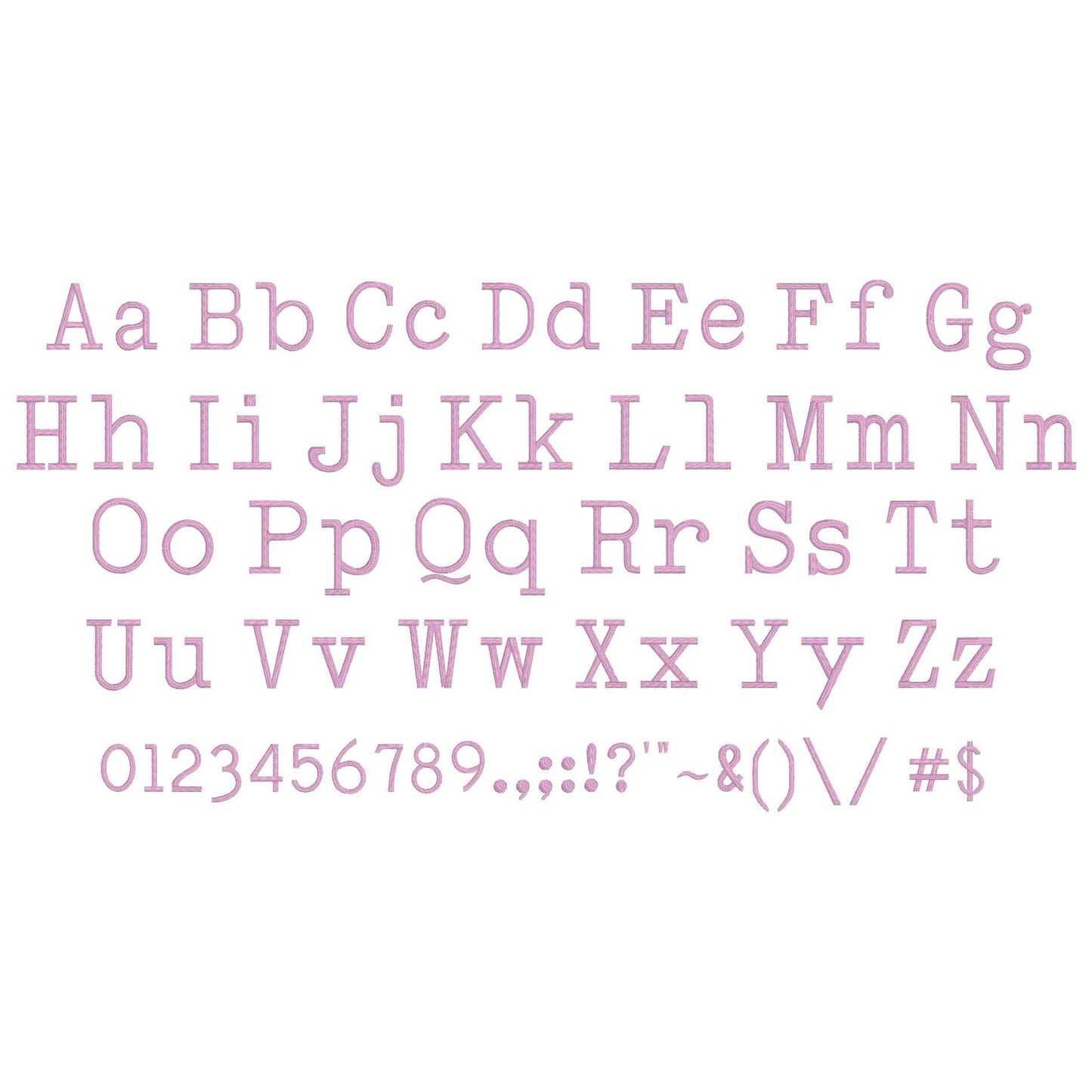 Leorio 3D Puff BX Embroidery Font – Foam Alphabet (7 Sizes)