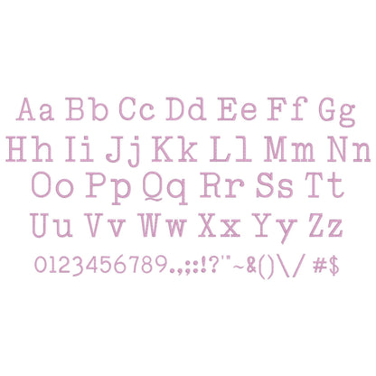 Leorio 3D Puff BX Embroidery Font – Foam Alphabet (7 Sizes)