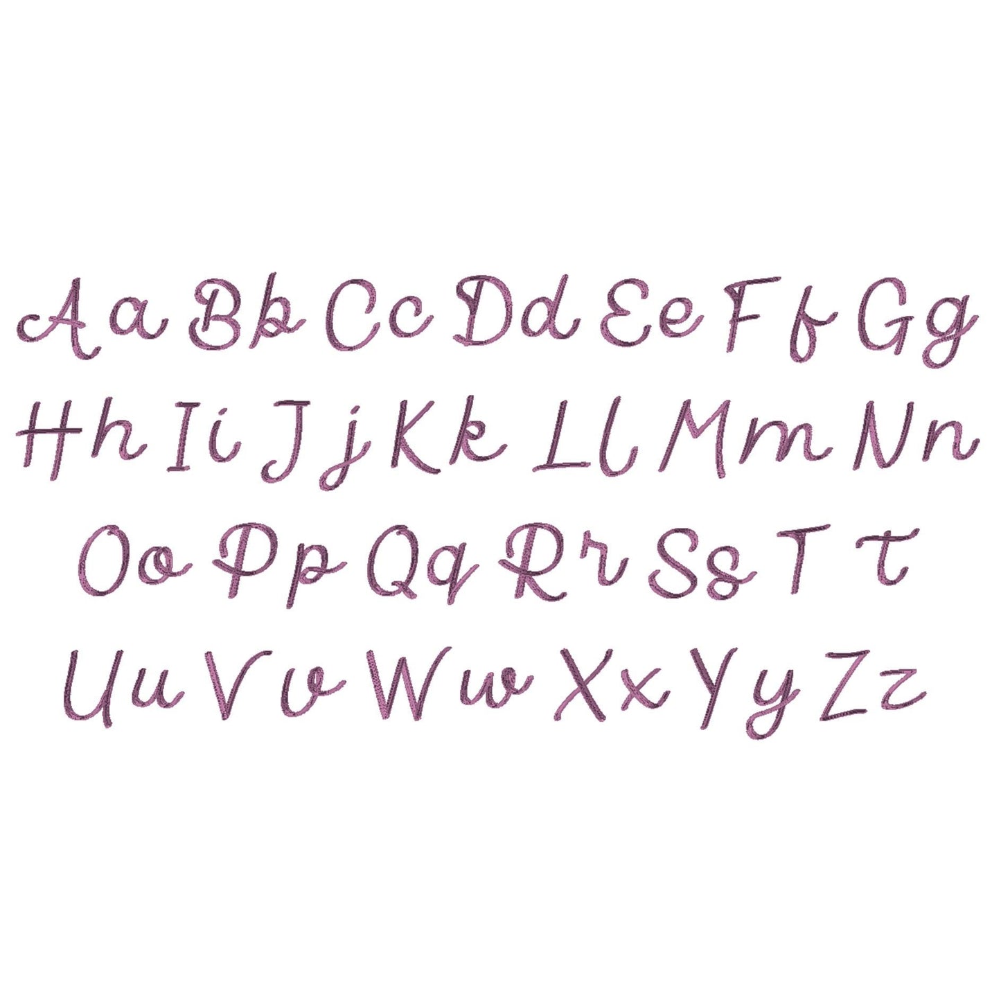 Bilanthy Native BX Embroidery Font - Satin Stitch Alphabet (10 Sizes)