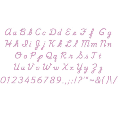 Playground Native BX Embroidery Font - Satin Stitch Alphabet (10 Sizes)