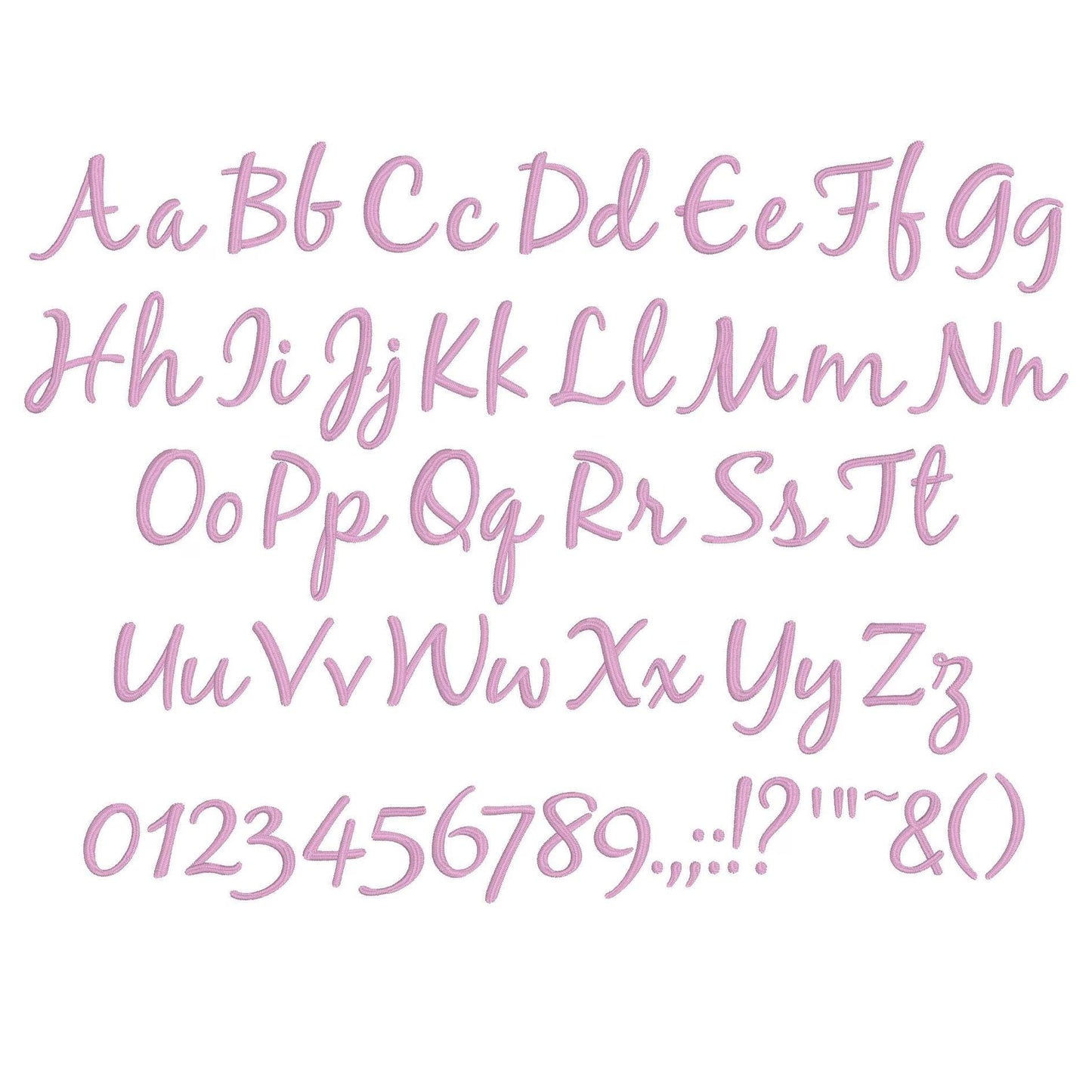 Black Jack Native BX Embroidery Font - Satin Stitch Alphabet (10 Sizes)
