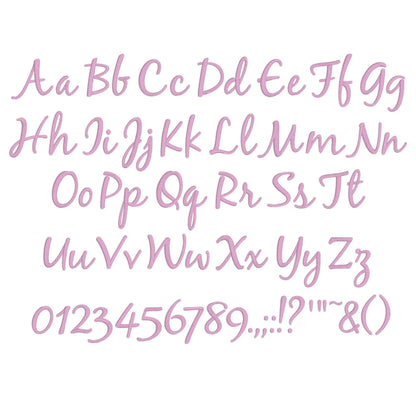 Black Jack Native BX Embroidery Font - Satin Stitch Alphabet (10 Sizes)