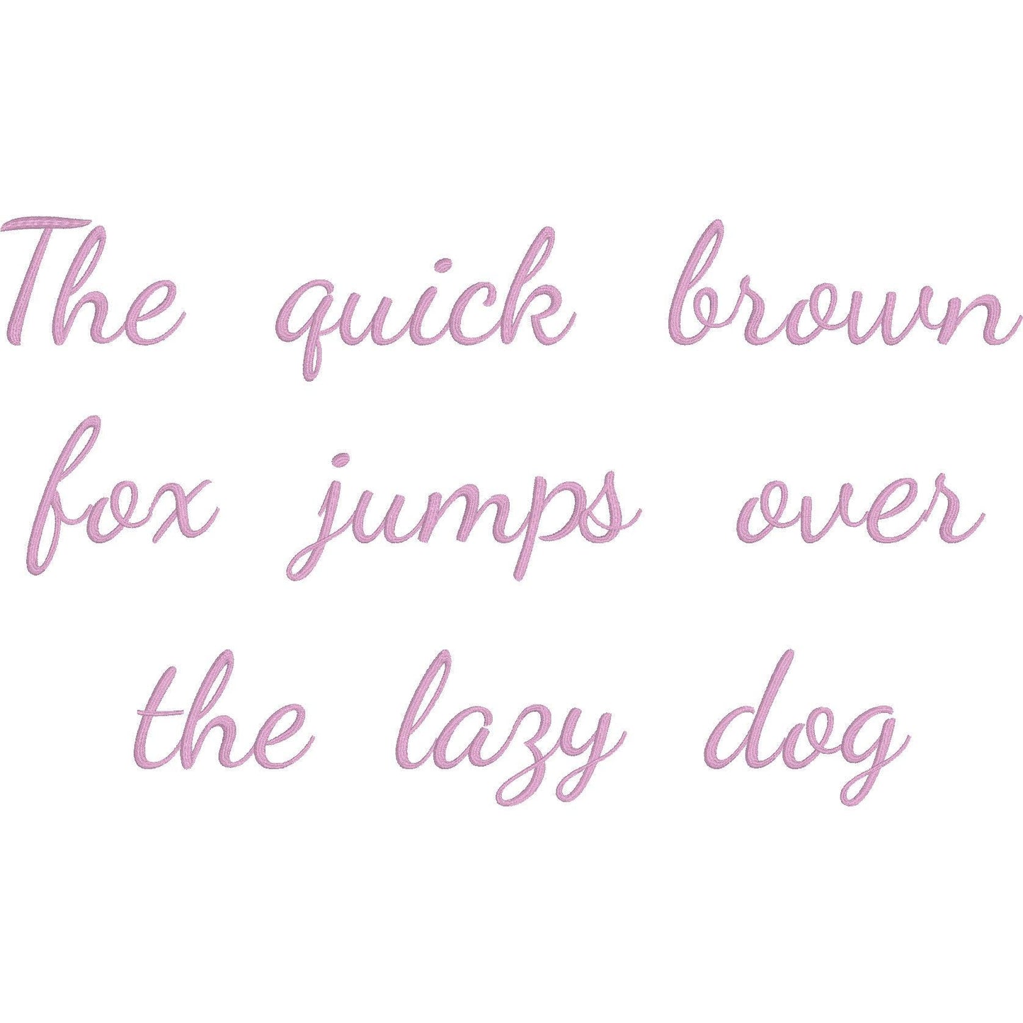 Dance Native BX Embroidery Font - Satin Stitch Alphabet (11 Sizes)