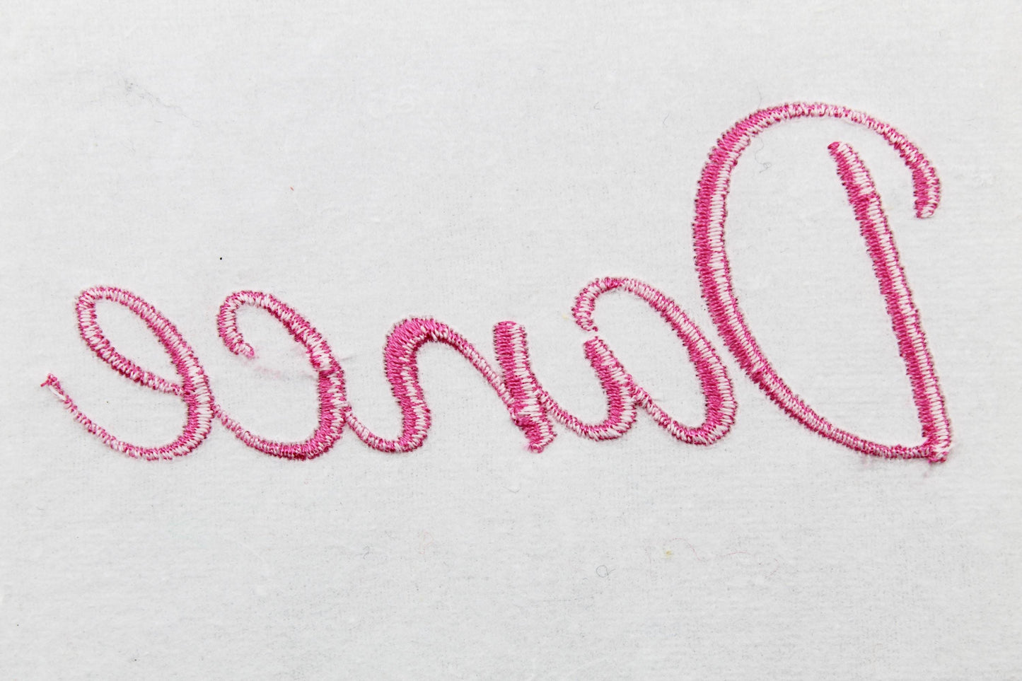 Dance Native BX Embroidery Font - Satin Stitch Alphabet (11 Sizes)