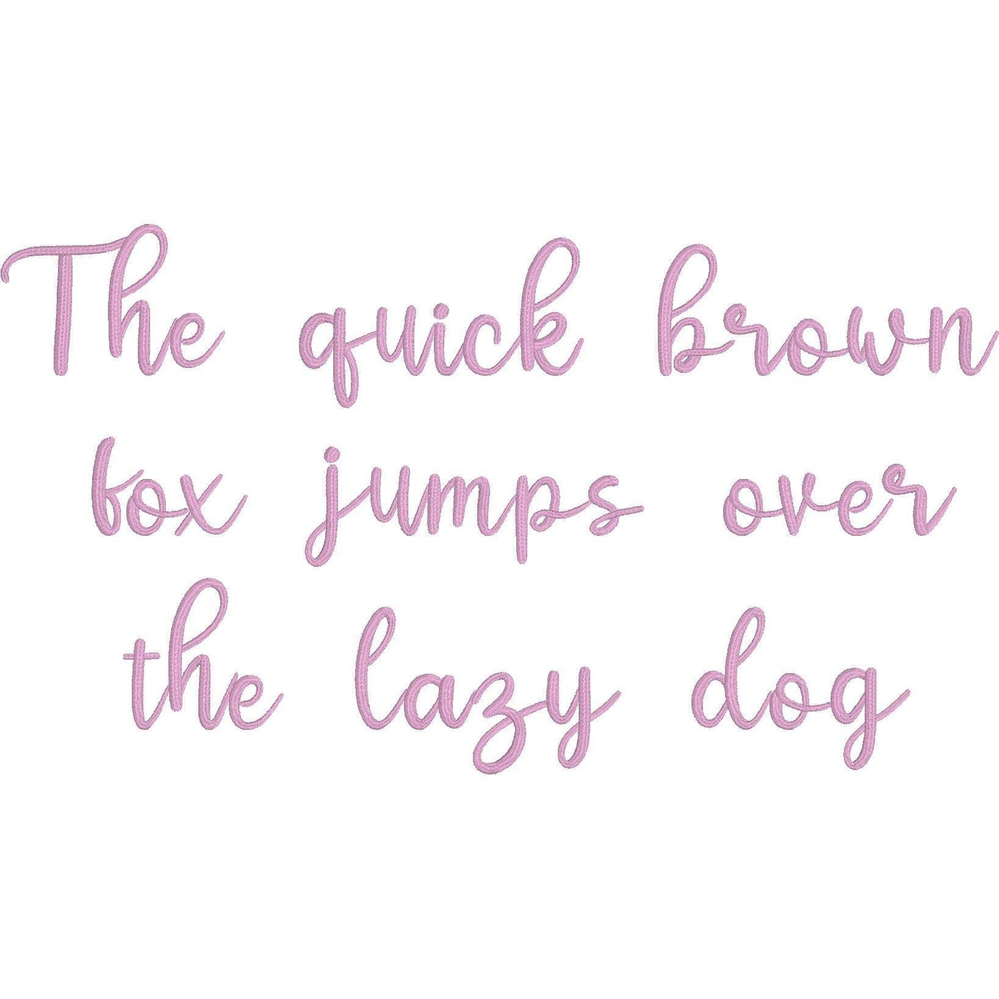 Meow Native BX Embroidery Font - Satin Stitch Alphabet (11 Sizes)