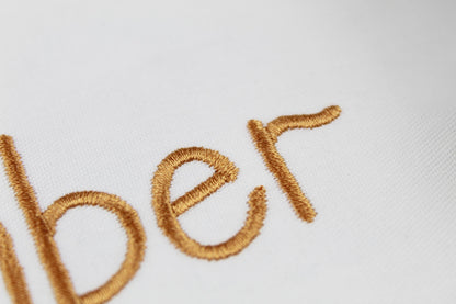 Amber Native BX Embroidery Font - Satin Stitch Alphabet (11 Sizes)