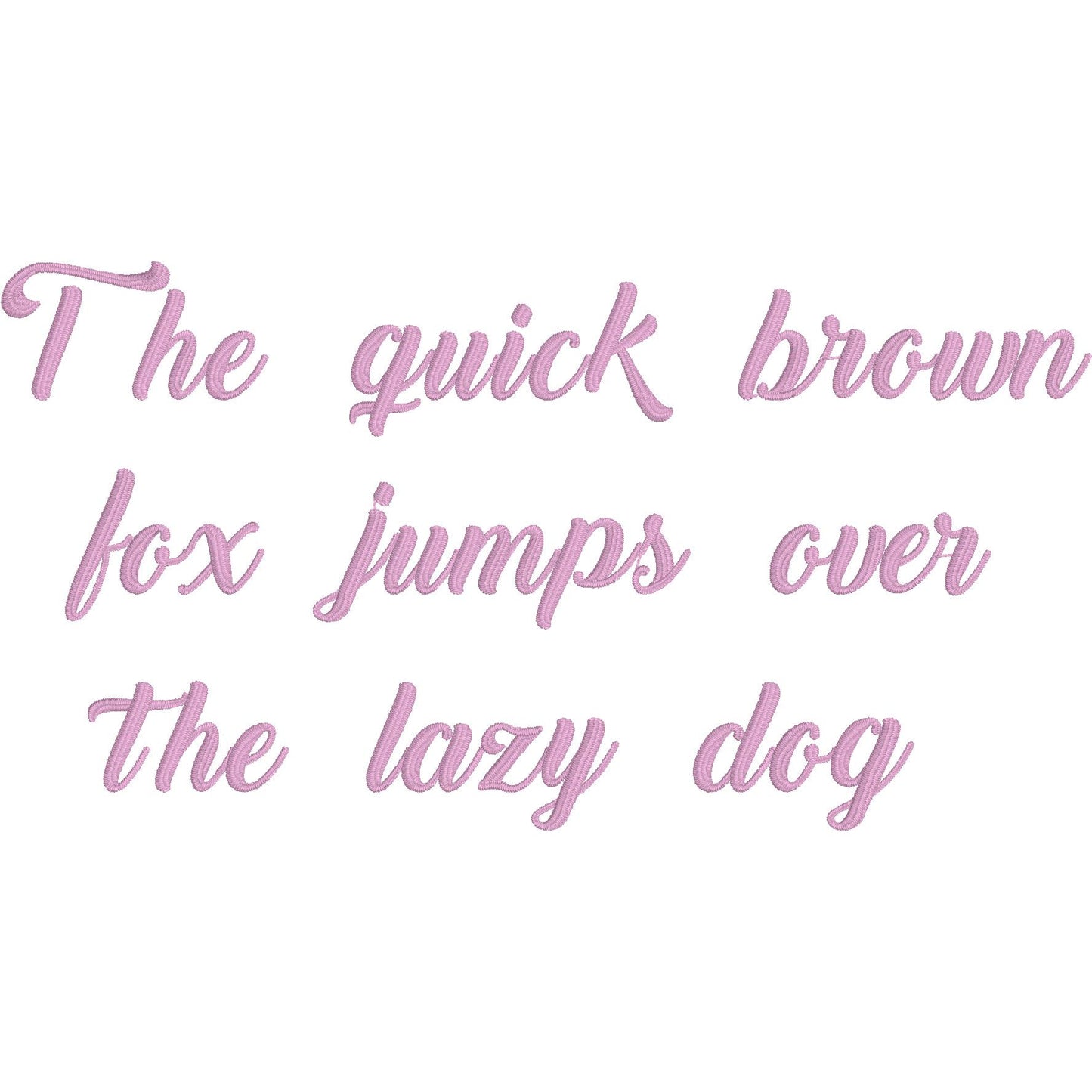 Back Native BX Embroidery Font - Satin Stitch Alphabet (11 Sizes)