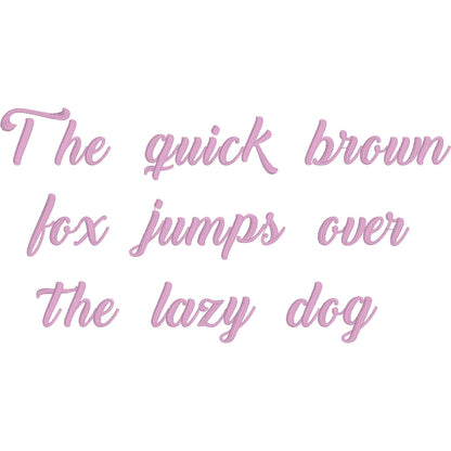 Back Native BX Embroidery Font - Satin Stitch Alphabet (11 Sizes)