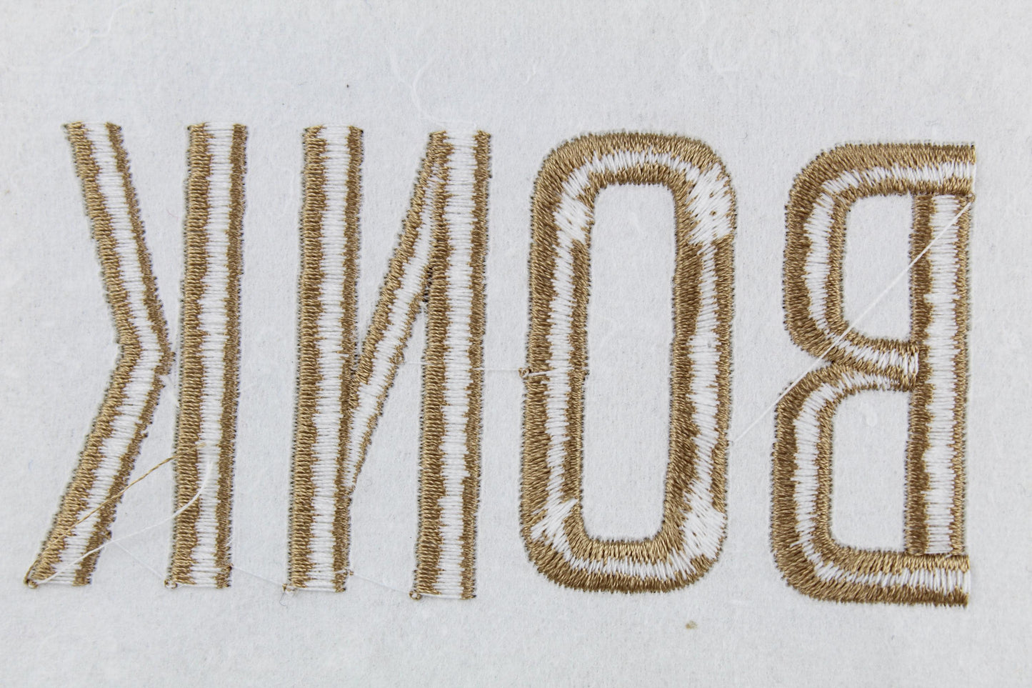 Bonk Native BX Embroidery Font - Satin Stitch Alphabet (11 Sizes)