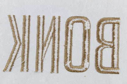 Bonk Native BX Embroidery Font - Satin Stitch Alphabet (11 Sizes)