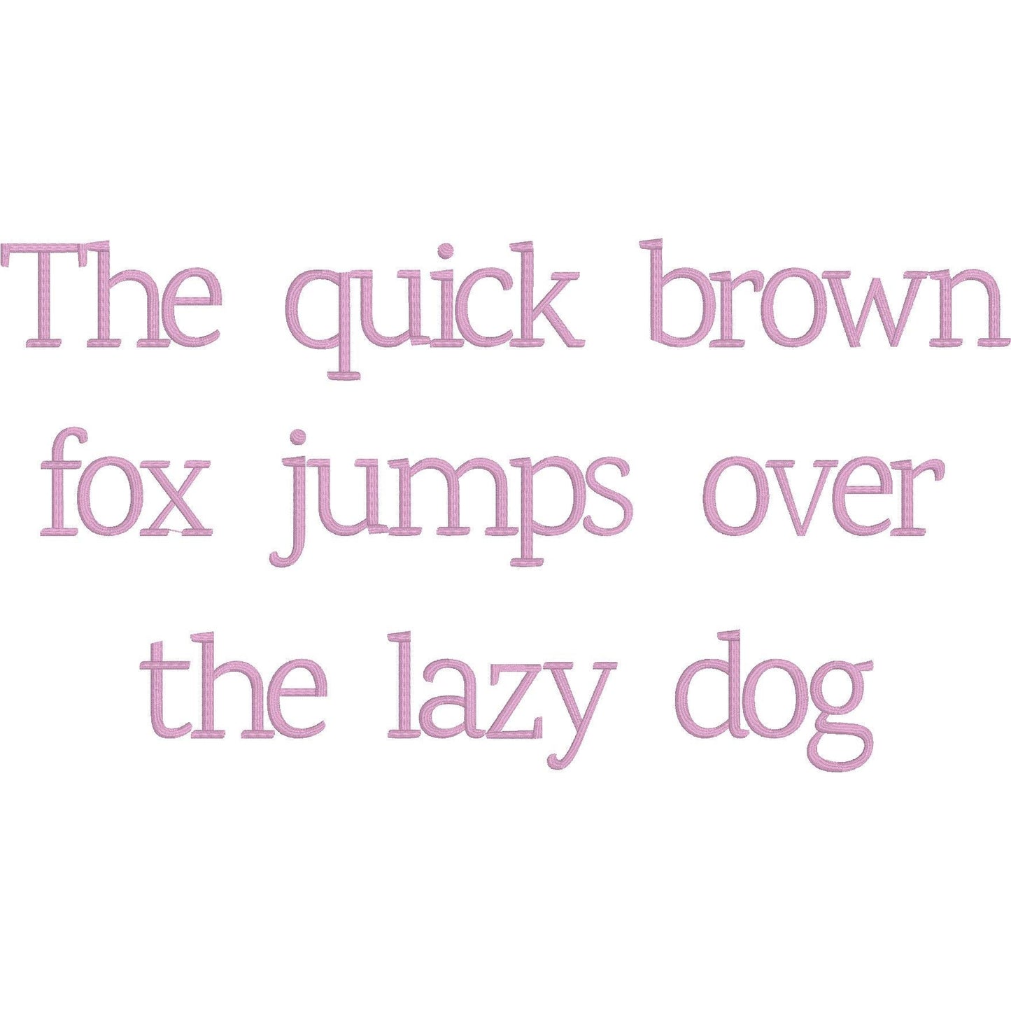 Karma Native BX Embroidery Font - Satin Stitch Alphabet (11 Sizes)