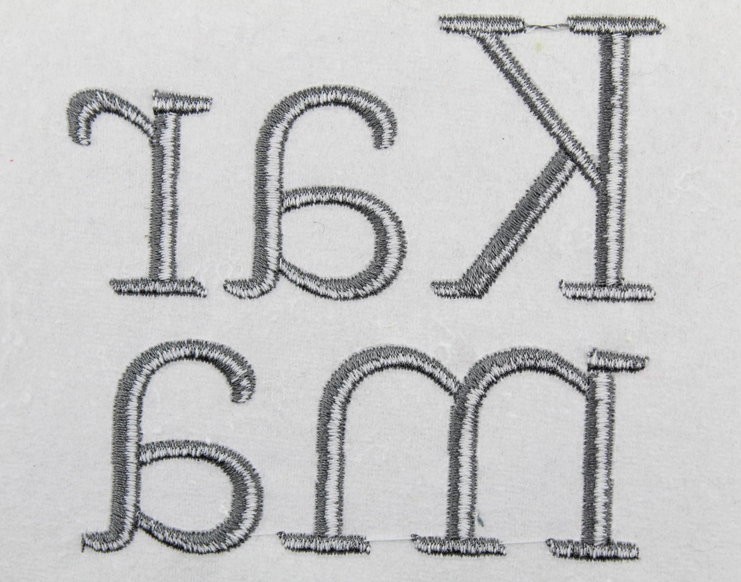 Karma Native BX Embroidery Font - Satin Stitch Alphabet (11 Sizes)