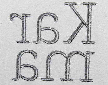 Karma Native BX Embroidery Font - Satin Stitch Alphabet (11 Sizes)