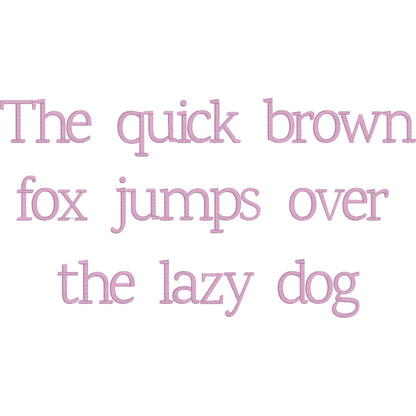 Karma 3D Puff BX Embroidery Font – Foam Alphabet (8 Sizes)