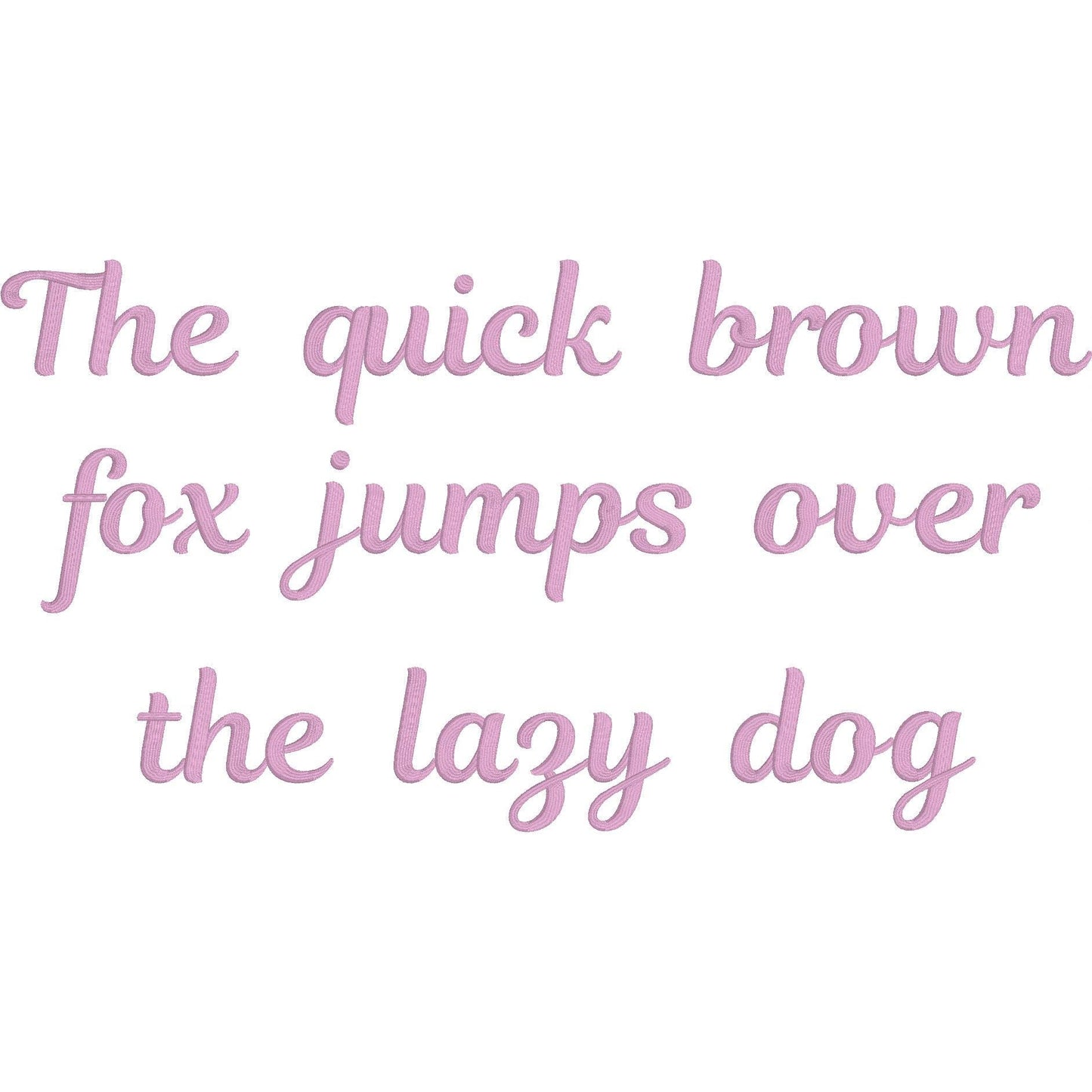 Magnolia Native BX Embroidery Font - Satin Stitch Alphabet (11 Sizes)