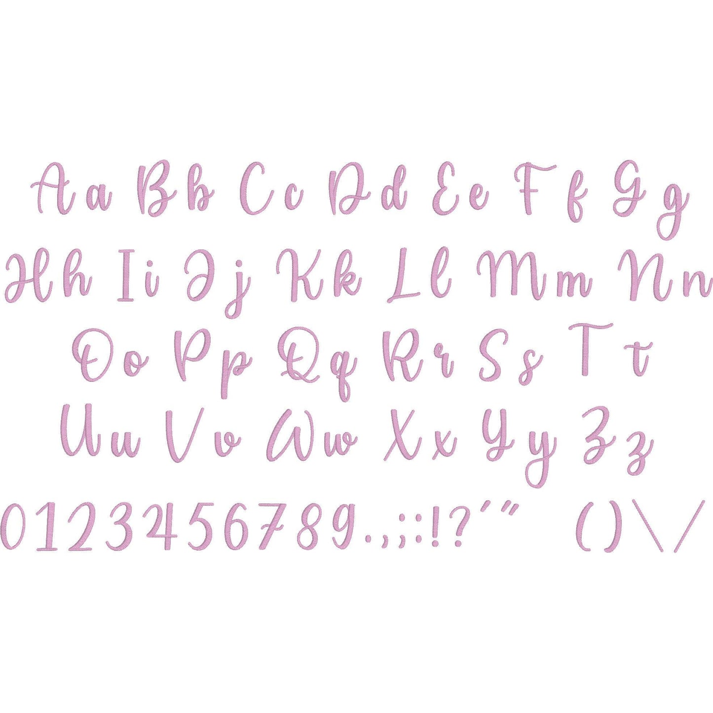 Cailyn Native BX Embroidery Font - Satin Stitch Alphabet (11 Sizes)