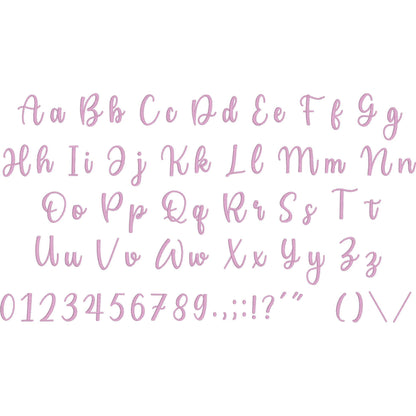 Cailyn Native BX Embroidery Font - Satin Stitch Alphabet (11 Sizes)